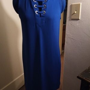 MK Royal Blue slip on sleeveless dress SZ M